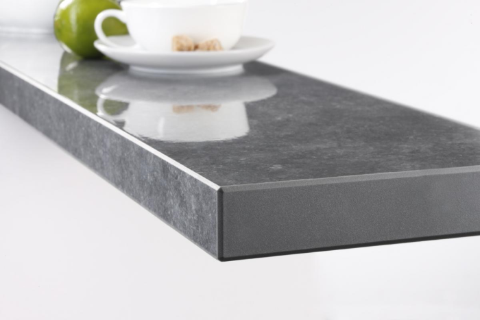 Подоконники пластик «Möller» (Moeller, Меллер) LD-40 серый топаз матовый